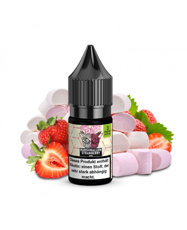 OWL Non SALT Liquid Marshmallow Strawberry 10 ml