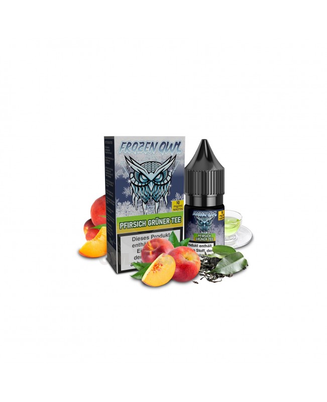 Liquid Pfirsich Grüner Tee Aroma - Frozen OWL 10 ml