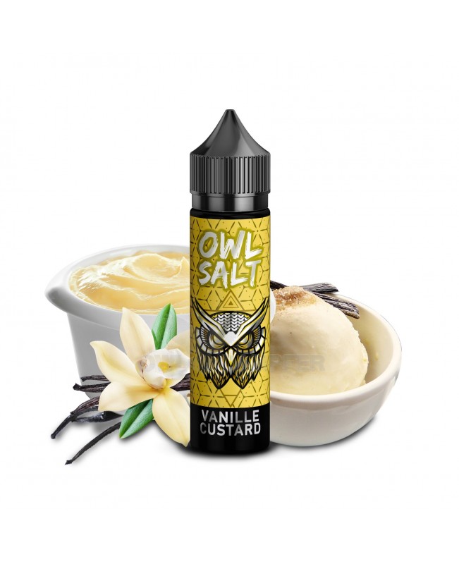 Vanille Custard Aroma OWL Salt Longfill 10 ml in 60 ml
