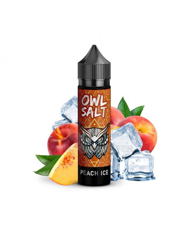 Peach Ice Aroma OWL Salt Longfill 10 ml in 60 ml
