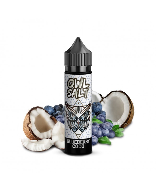 Blueberry Coco Aroma OWL Salt Longfill 10 ml in 60 ml