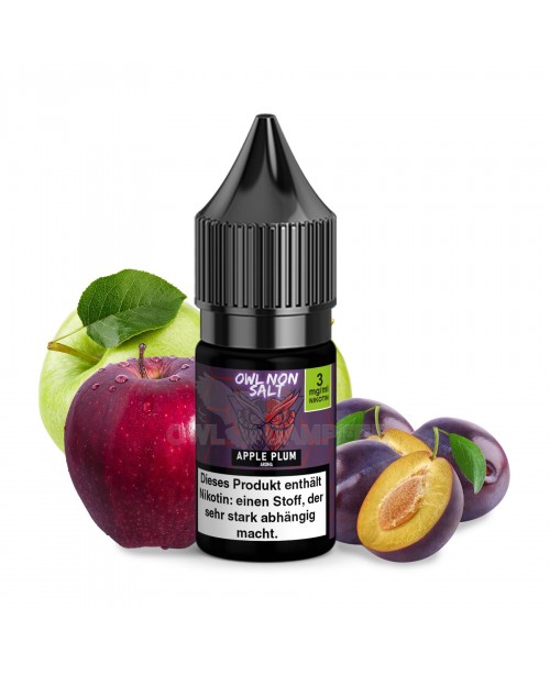 Apple Plum Apfelgeschmack Nikotinliquid 10 ml OWL ...