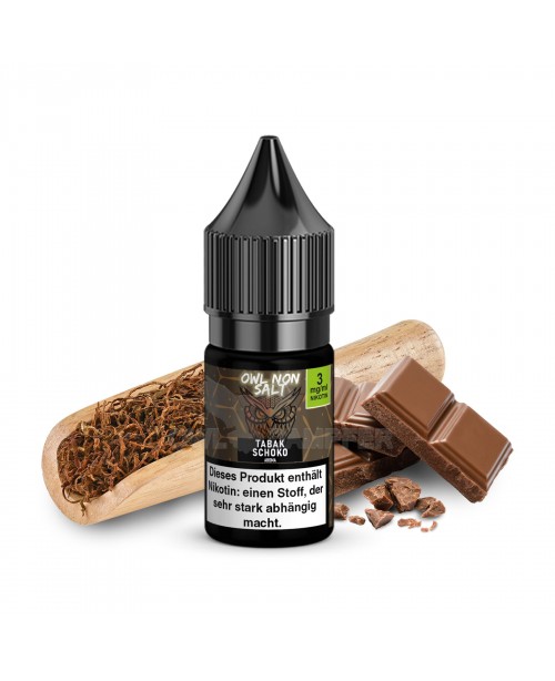 OWL Non SALT Liquid Tabak Schoko 10 ml