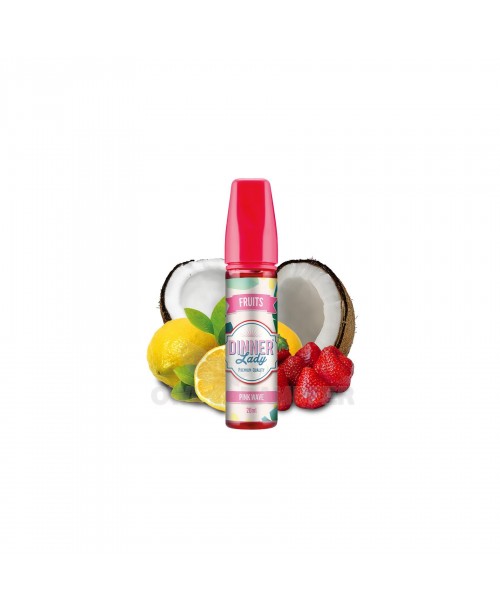 Erdbeer Zitrone Kokos Dinner Lady Longfill Pink Wa...