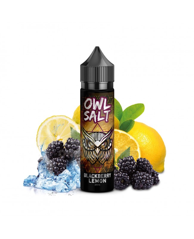Blackberry Lemon Aroma OWL Salt Longfill 10 ml in 60 ml